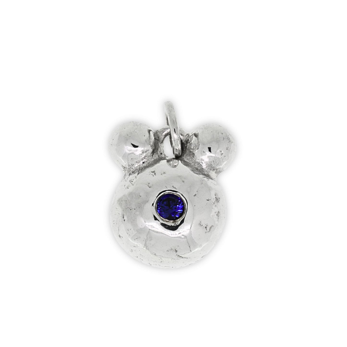 Big Bear Charm With Sapphire Nose