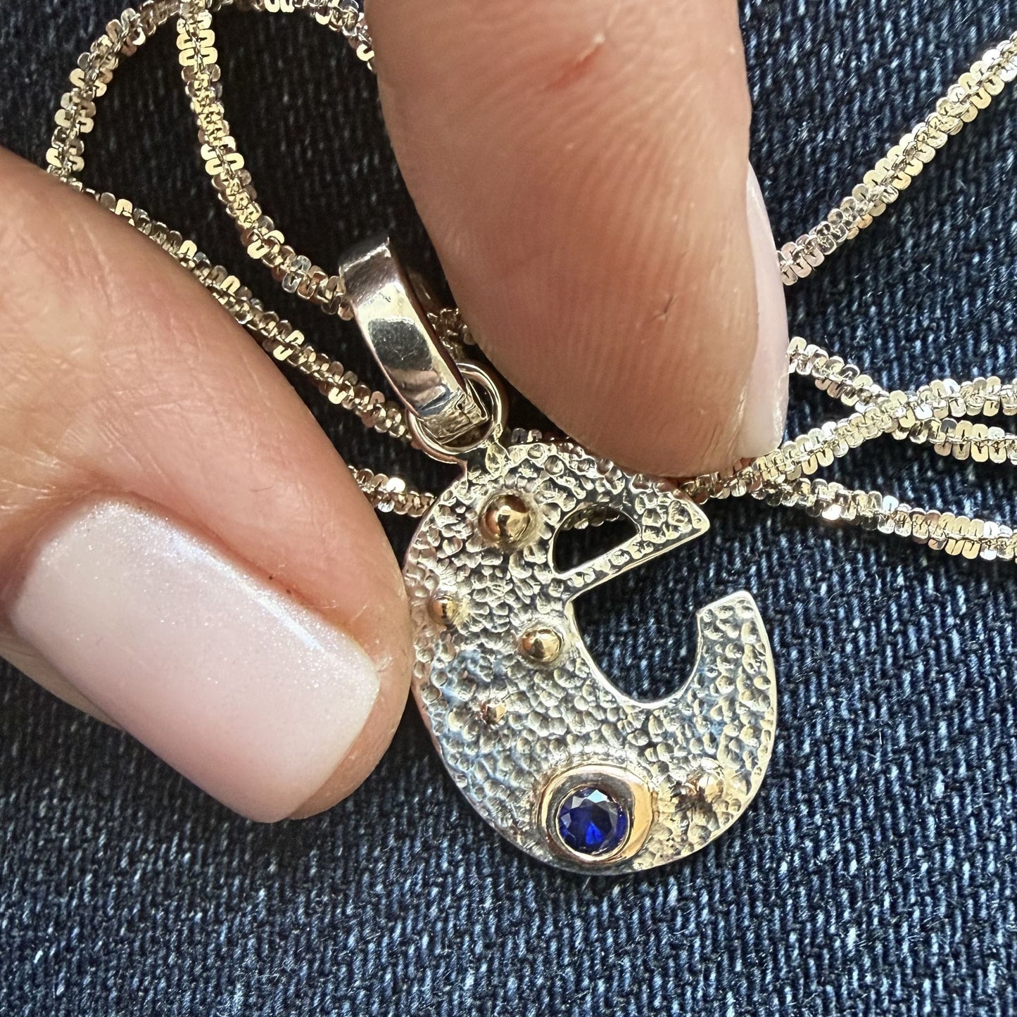 Letter E jewelry charm