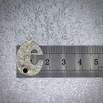 Letter E jewelry charm