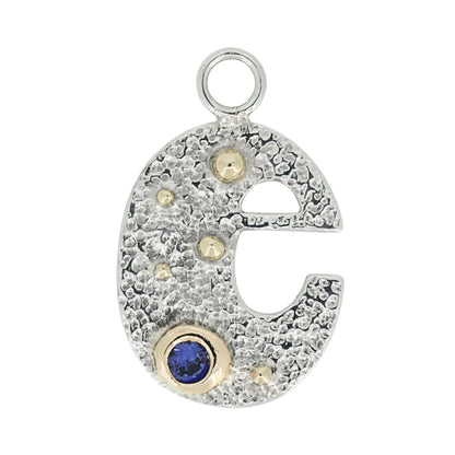 Letter E jewelry charm