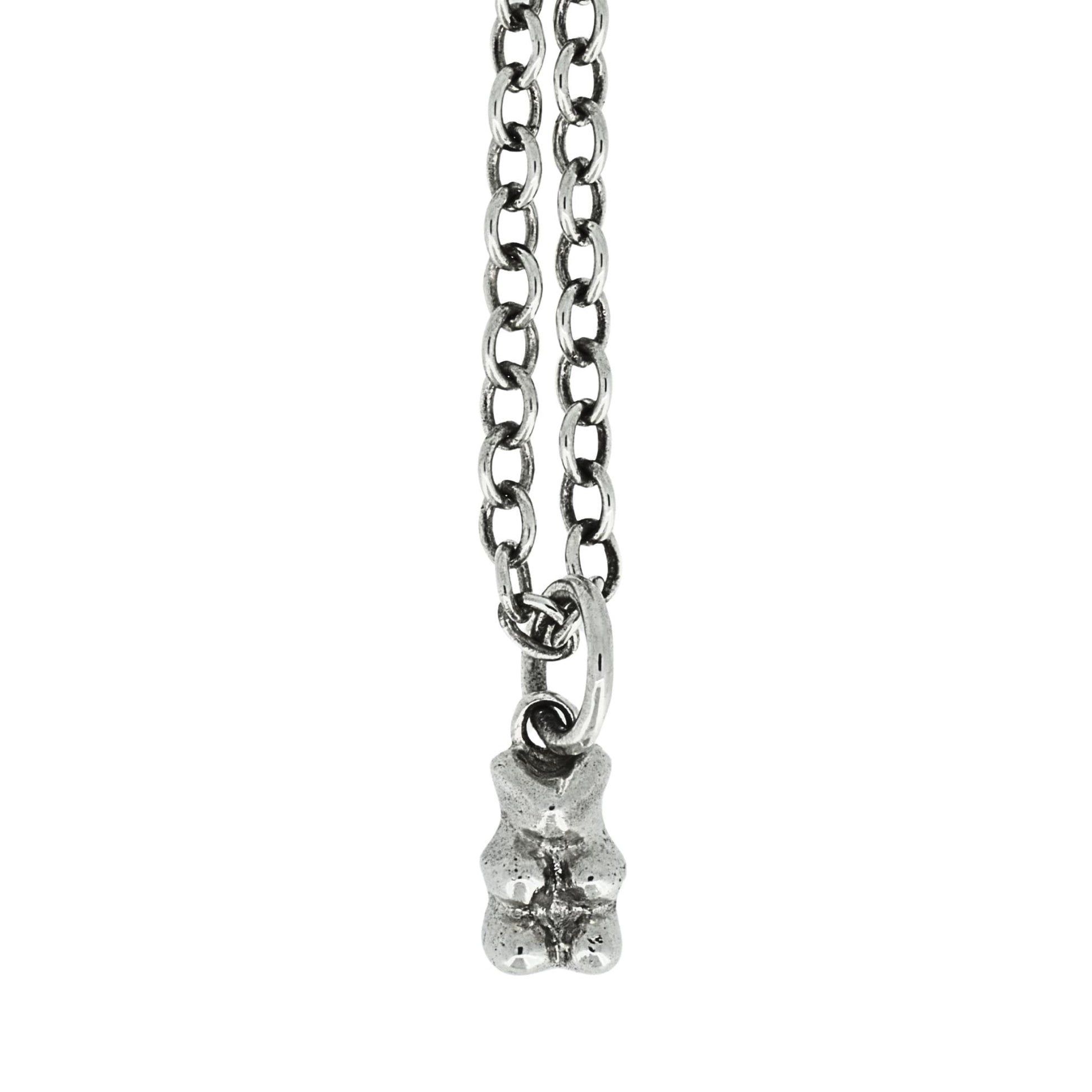 Mini Gummy Bear Necklace on white background